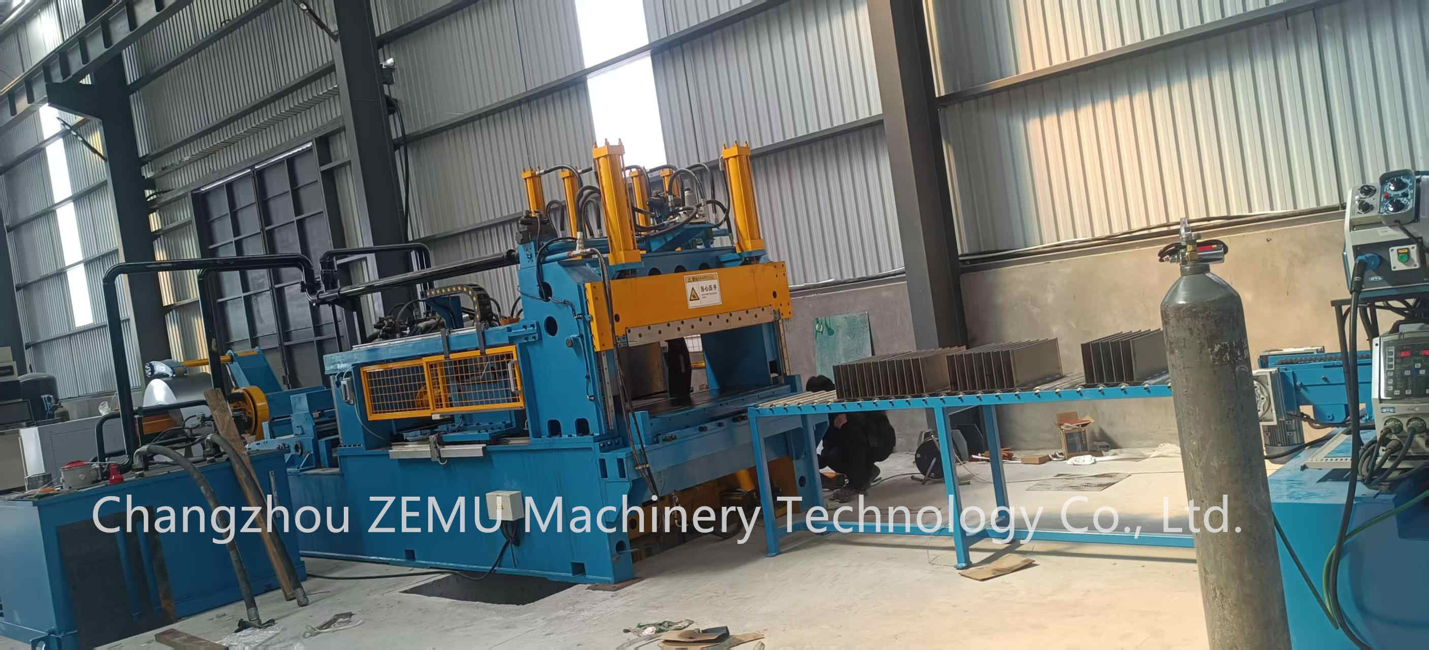  Fully Automatic Transformer Corrugated Fin Production Line Installed in UZBEK