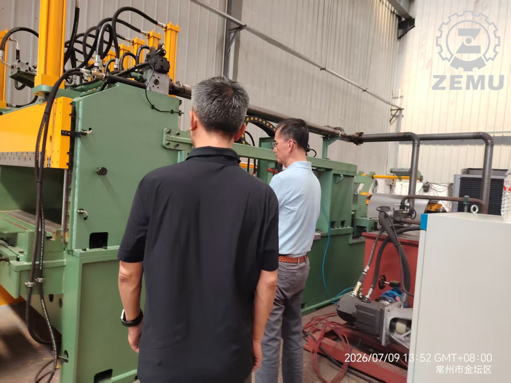 Operation Demonstration of Automatic Transformer Corrugated Fin Production Line